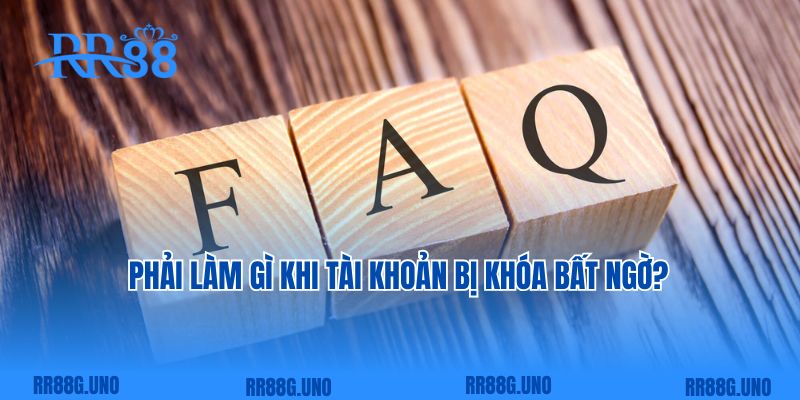 Phải làm gì khi tài khoản bị khóa bất ngờ?  